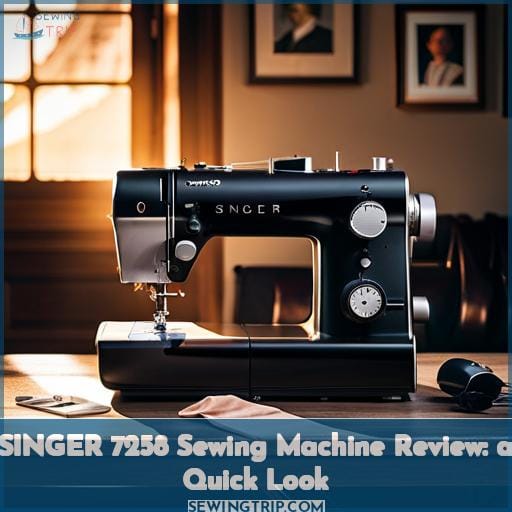 Singer 7258 Review Top Computerized Sewing Machine For All Skill Levels