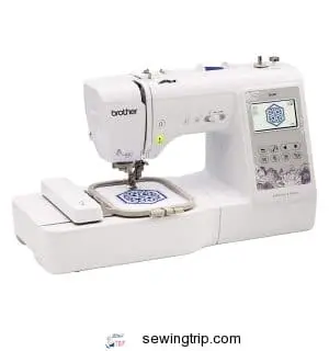 brother se600 sewing machine on white background