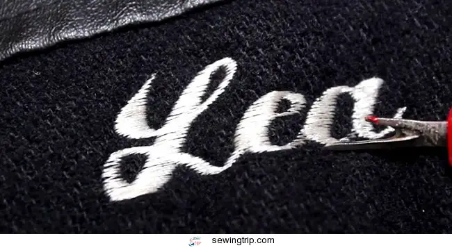 Removing Embroidery from Nylon
