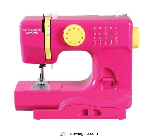 Janome Fuschia Portable sewing machine for kids