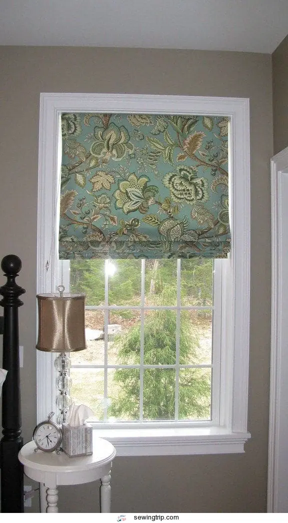 diy roman shades with dowels