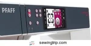 pfaff creative 3.0 sewing machine side view