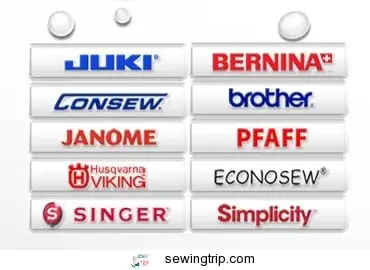 sewing machine brands logo