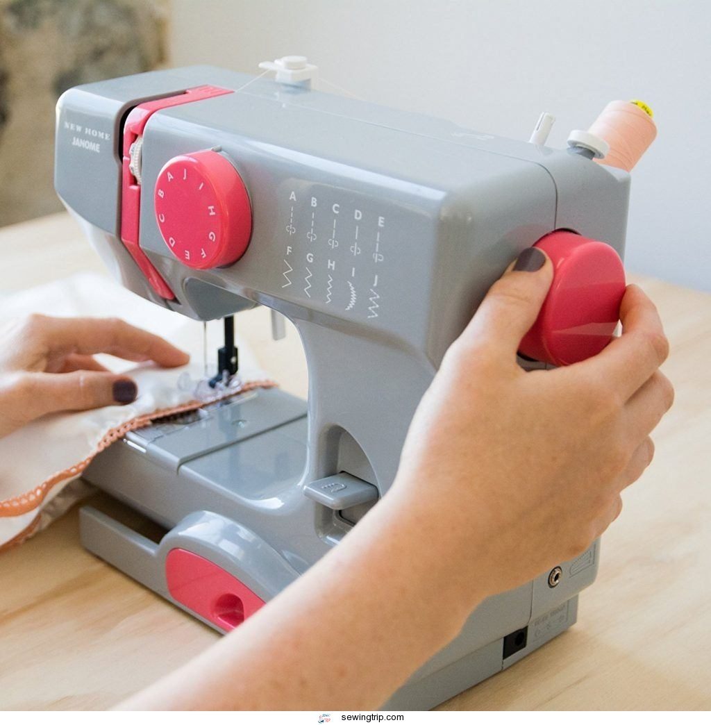 janome graceful gray basic sewing machine