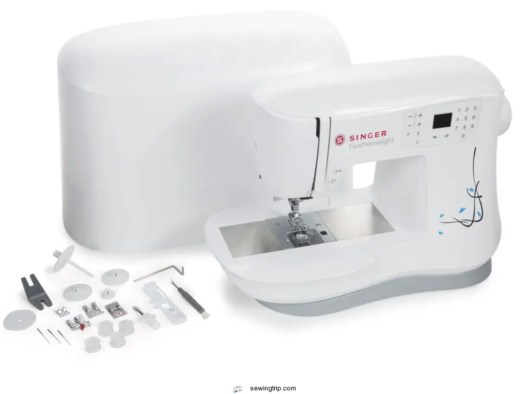 Singer Featherweight C240 Handy Sewing Machine with IEF system