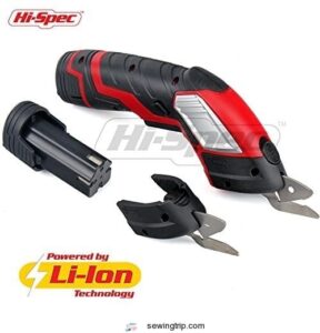 6 Tips for Finding the Best Electric Scissors to Cut Fabric Quickly 2 Hi-Spec 3.6V Electric Scissors with