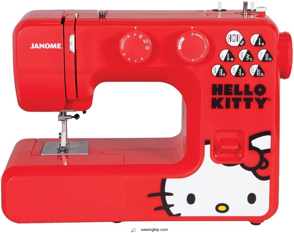 Janome 13512 Red Hello Kitty