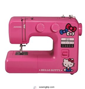 6 Best Sewing Machines for Kids Reviewed (Safety & Fun Projects) 5 Janome 14412 Pink Hello Kitty B00UIAMI8Y