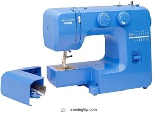 8 Best Portable Sewing Machines for Beginners (2025 Guide) 4 Janome Blue Couture Easy-to-Use Sewing B076XJG7GJ