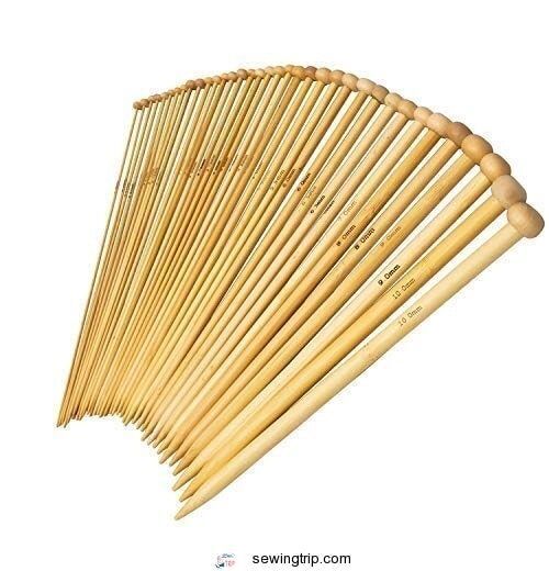 36PCS Bamboo Knitting Needles Set,