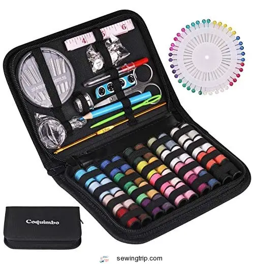 Sewing Kit, Coquimbo Portable Mini Sewing Kit for Beginner, Traveler and Emergency Clothing Fixes,...