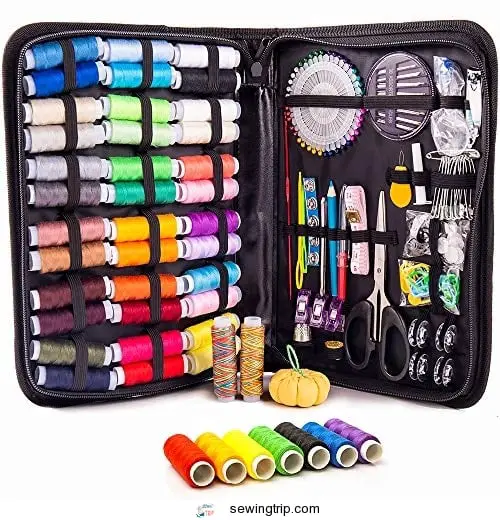 VelloStar Premium Sewing KIT for Adults - Easy to Use Sewing Supplies  38 XL Color Threads, a...
