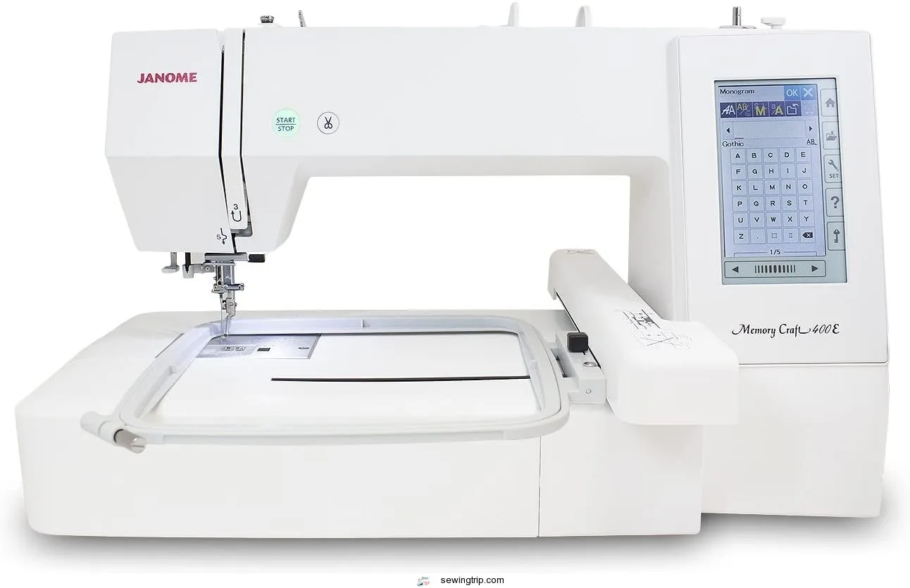 Janome Memory Craft 400E Embroidery