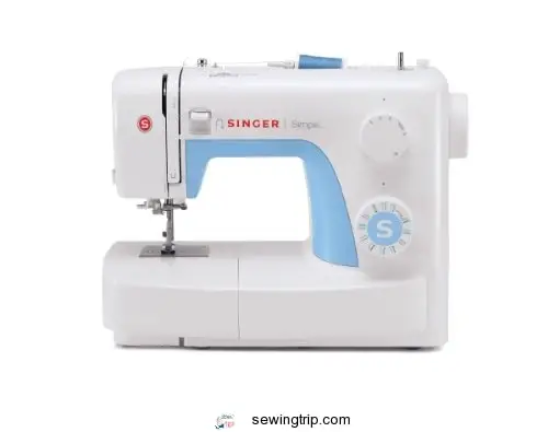 Singer 3221 Simple Sewing Machine with Automatic Needle Threader, 21 Stitches
