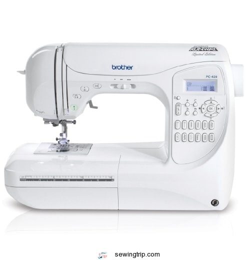 Brother Project Runway PC420PRW 294-Stitch Professional Grade Computerized Sewing Machine with 3...