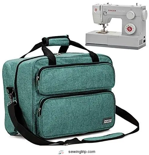 HOMEST Sewing Machine Carrying Case, Universal Tote Bag with Shoulder Strap Compatible with Most...