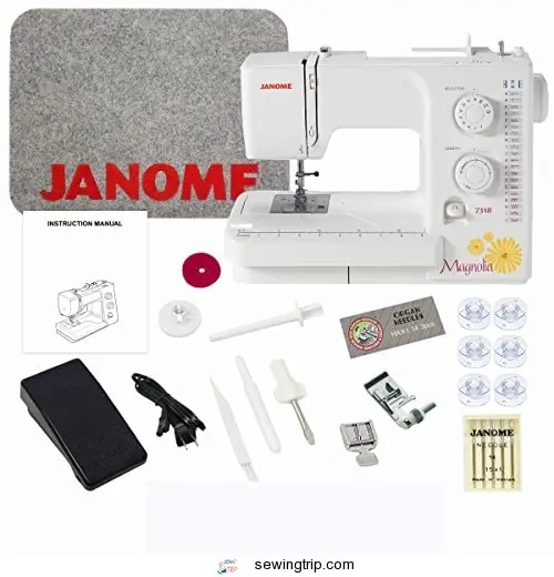 Janome Magnolia 7318 Sewing Machine with Exclusive Bundle