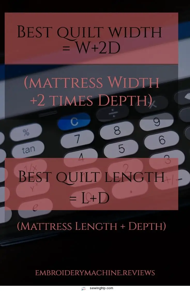 Formula to Find the Best Quilt Size