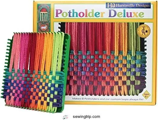 Friendly Loom Potholder 7 Traditional