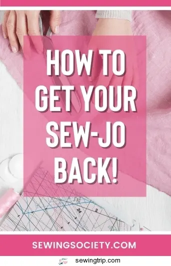 how to get your sewjo back