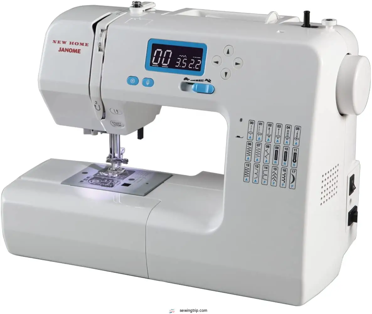 Janome 49018 Electronic Sewing Machine,White