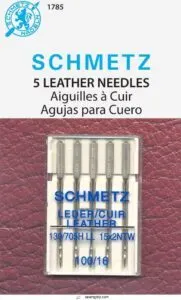 SCHMETZ Leather Machine Needles, Size