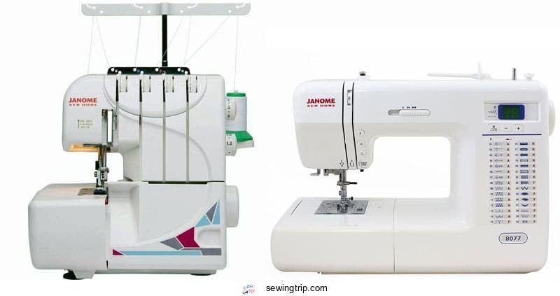 The Best Stitches For Stretch Fabric (+13 Tips For Sewing Knits) 1 serger versus sewing machine