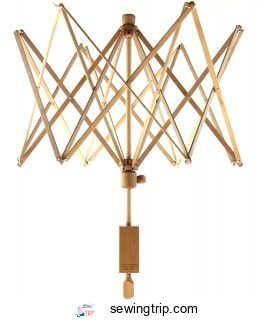 Stanwood Needlecraft Wooden Umbrella Swift Yarn Winder Large