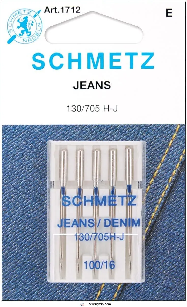 SCHMETZ Denim 5-Pack Size 16/100