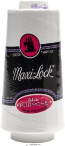 What is Serger Thread Used For: Types, Uses & Tips 1 American & Efird 3000-Yard White B0018N3QTK