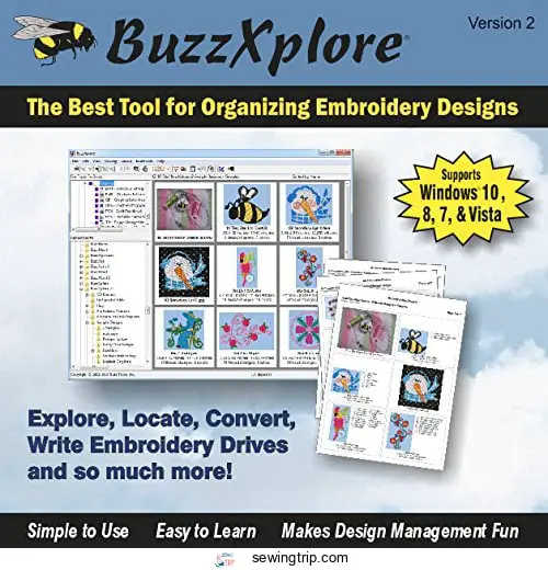 BuzzXplore v2 Premier Embroidery Design