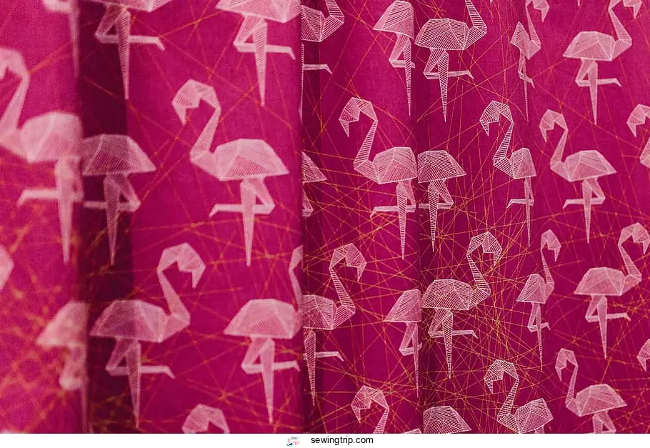 pink-fabric-material-flamingo