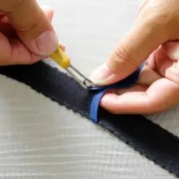 how to attach velcro to fabric