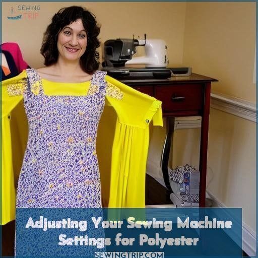 Adjusting Your Sewing Machine Settings for Polyester Adjusting Your Sewing Machine Settings for Polyester