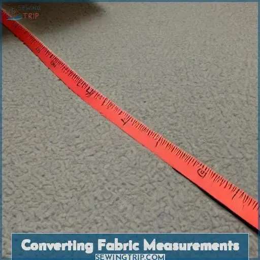 Converting Fabric Measurements