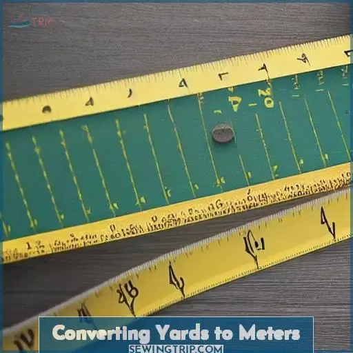 Converting Yards to Meters