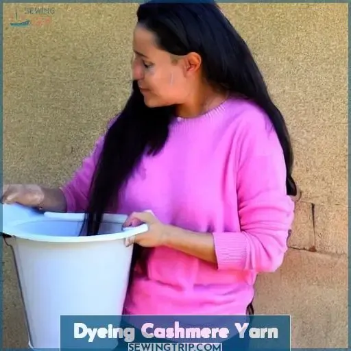 Dyeing Cashmere Yarn