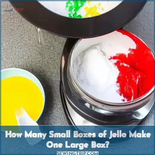 How Many Small Boxes of Jello Make One Large Box?