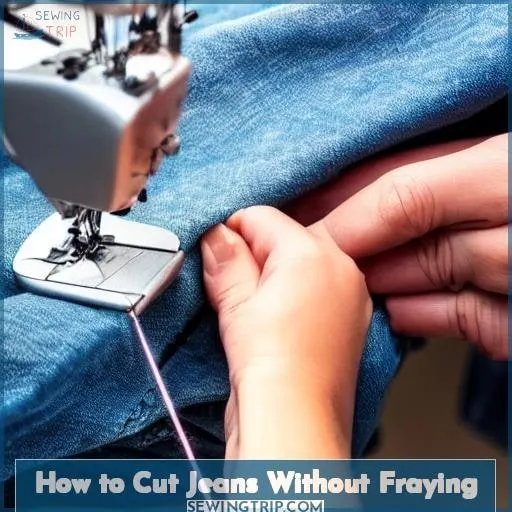 How to Cut Jeans Without Fraying