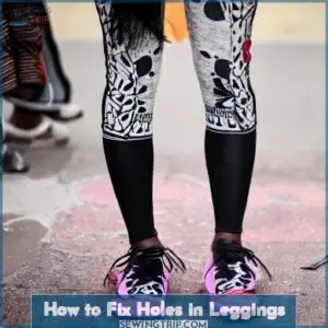 how to fix holes in leggings