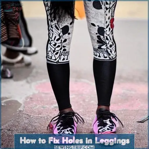 How to Fix Holes in Leggings Easily and Quickly Sew or Don't Sew!