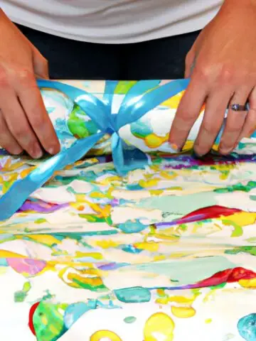 how to gift wrap a comforter set