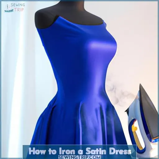 how to iron a satin dress