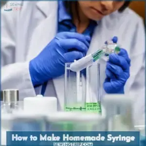 how to make homemade syringe