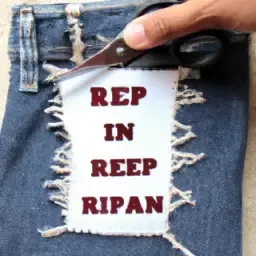 how to make rips in your jeans