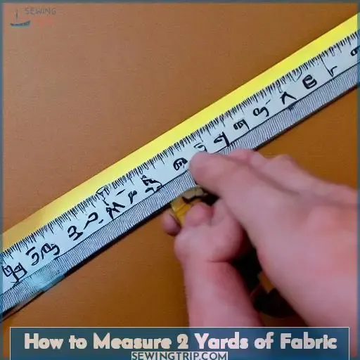 How to Measure 2 Yards of Fabric
