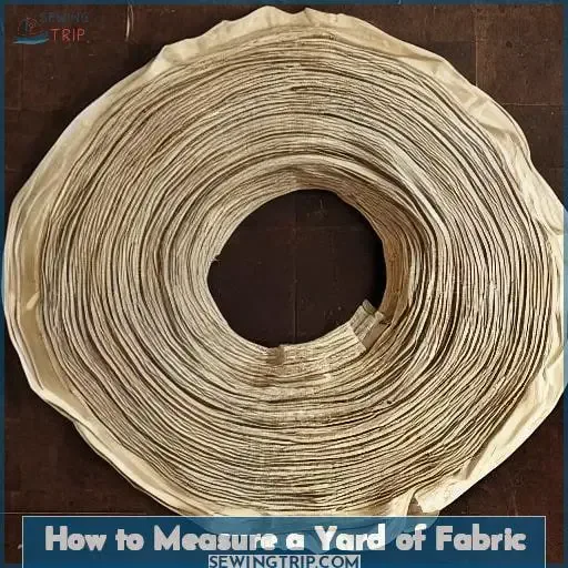 How to Measure a Yard of Fabric