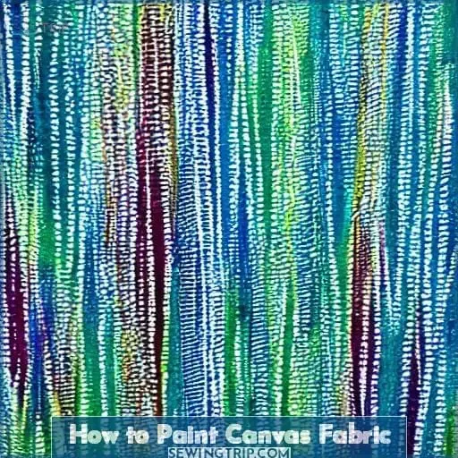 how to paint canvas fabric