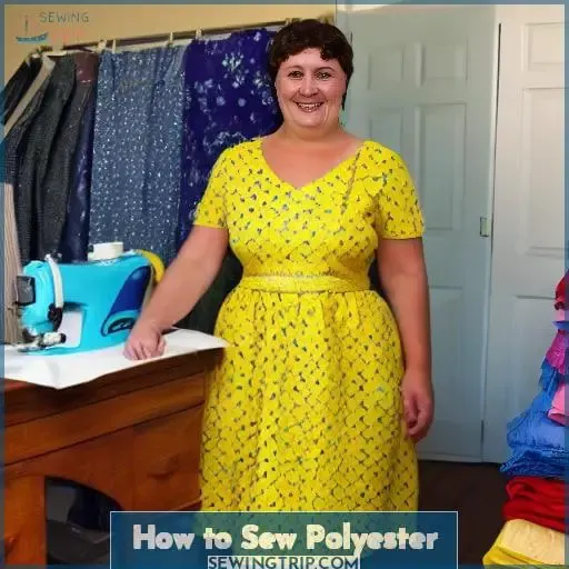 how to sew polyester