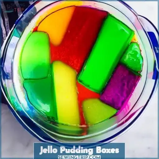 Jello Pudding Boxes